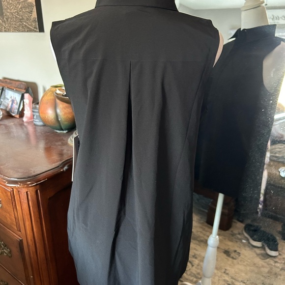 Sleeveless lightweight long button down Athleta camisole tank - Picture 4 of 8